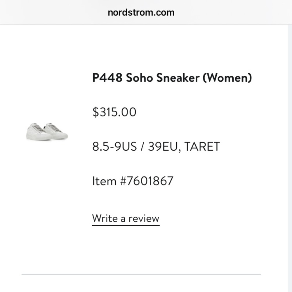P448 Soho White/Trap sneaker - Picture 6 of 6